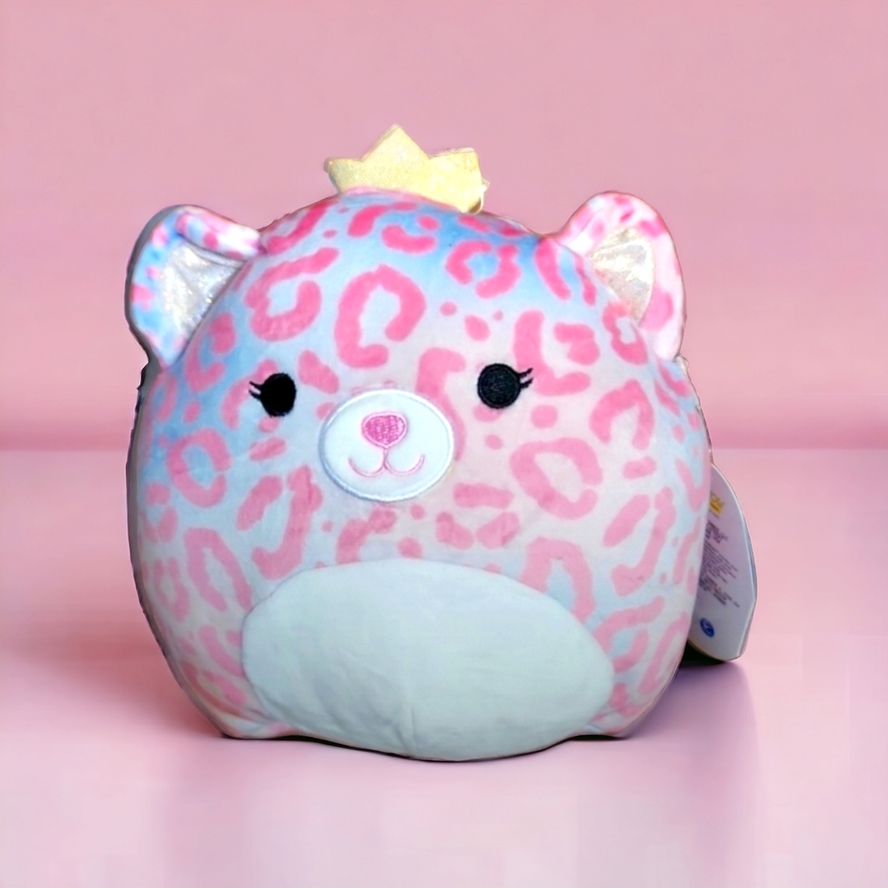 NWT 7”— Brandi the Cheetah Wearing a Crown Squishmallow